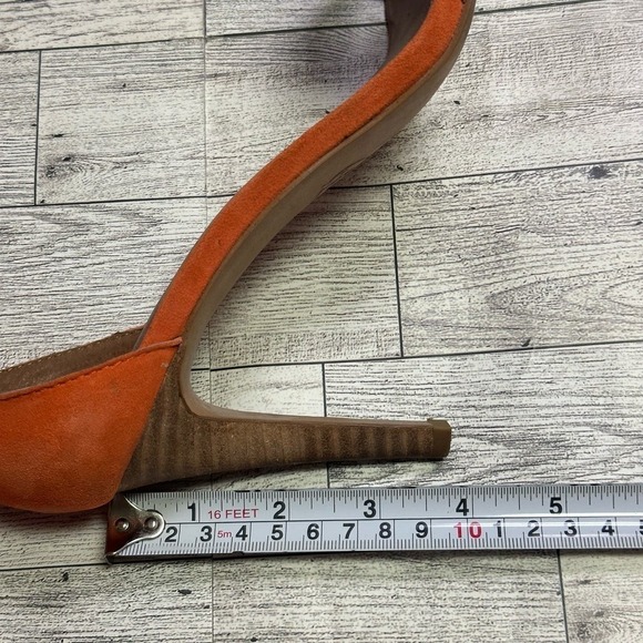 Lucky Brand | Sanza Pointed Toe High Heels | Orange | 8.5 - Picture 6 of 6